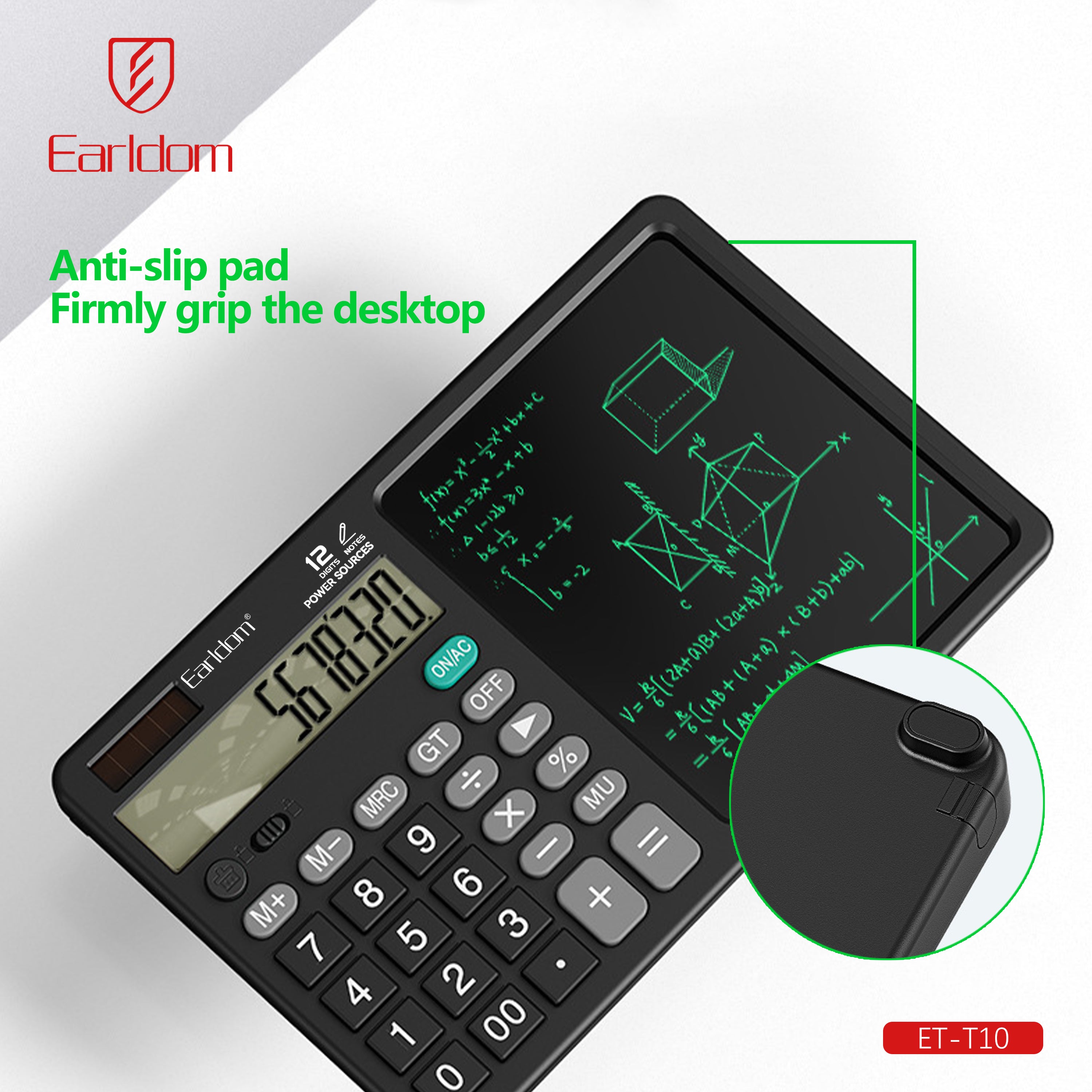 Calculator with Notepad ET-T10 Calculator with Notepad ET-T10